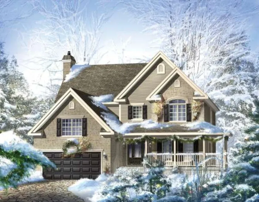 Full Rendering for House Plan #175520