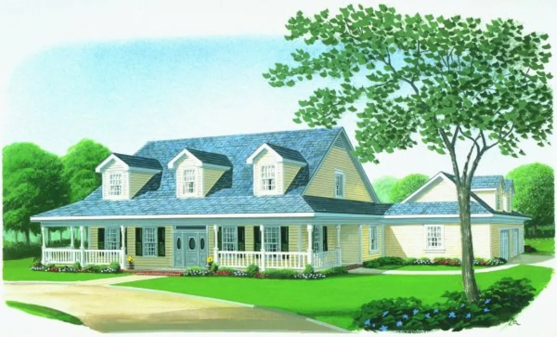 Full Rendering for House Plan #475010