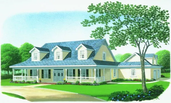 Full Rendering for House Plan #475010