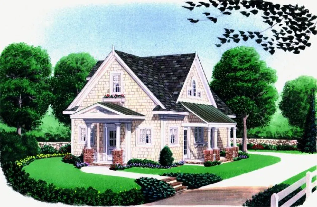 Full Rendering for House Plan #473210
