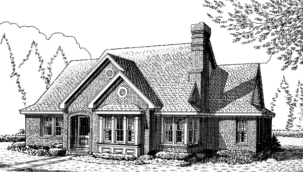 Full Rendering for House Plan #476410