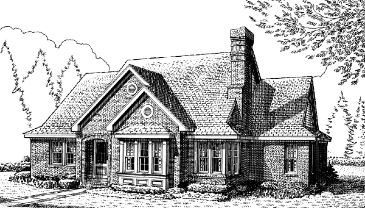 Full Rendering for House Plan #476410