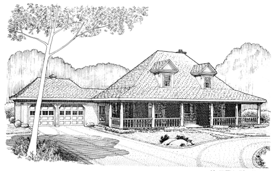 Full Rendering for House Plan #479410