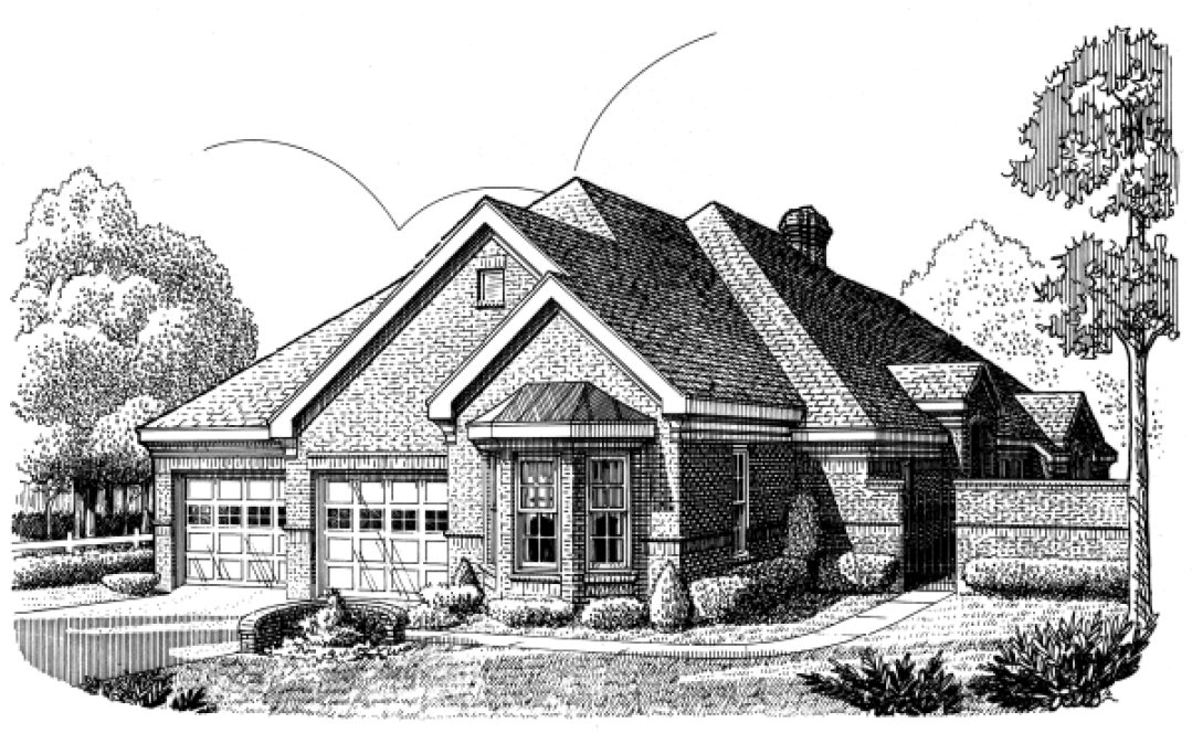 Full Rendering for House Plan #472710
