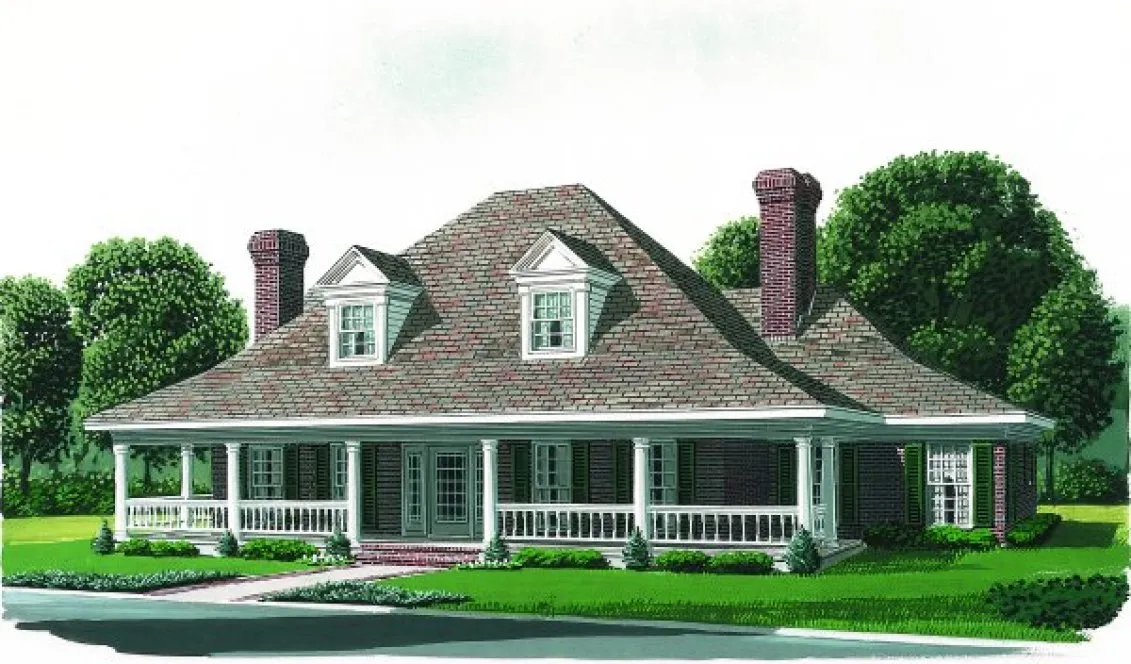 Full Rendering for House Plan #472810