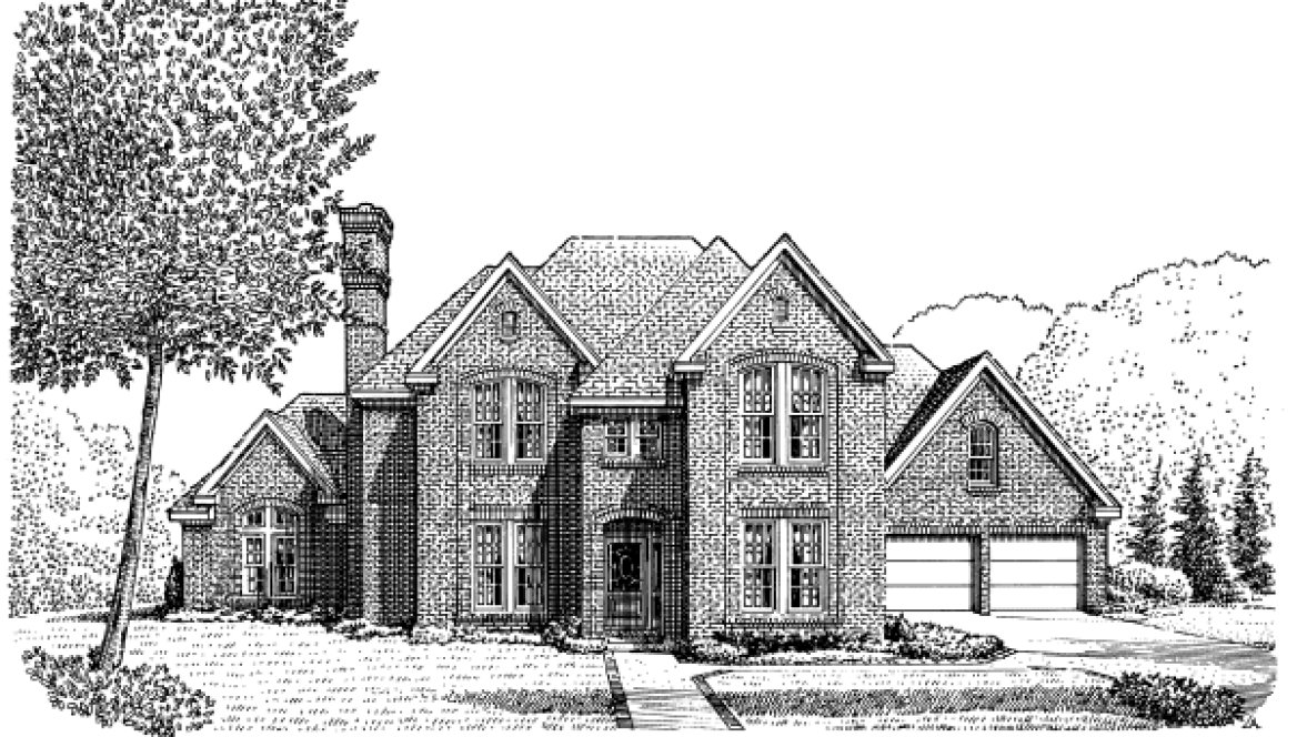 Full Rendering for House Plan #473910