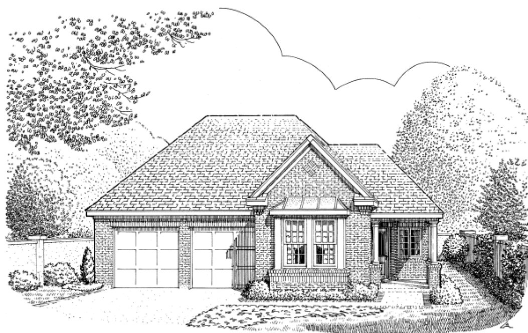 Full Rendering for House Plan #472020