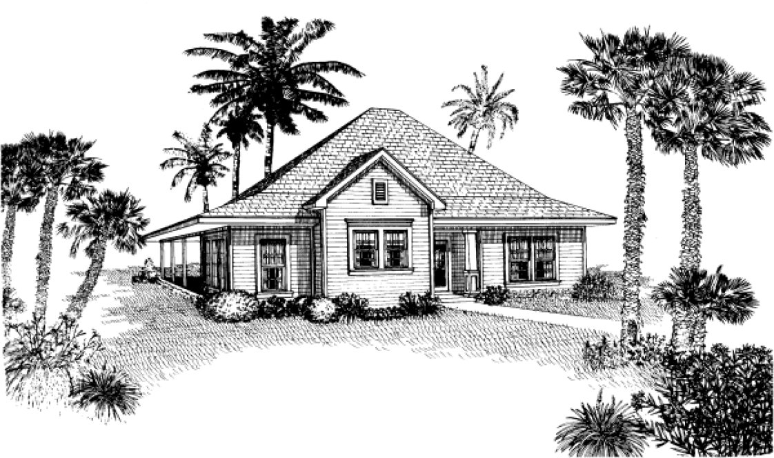 Full Rendering for House Plan #479020