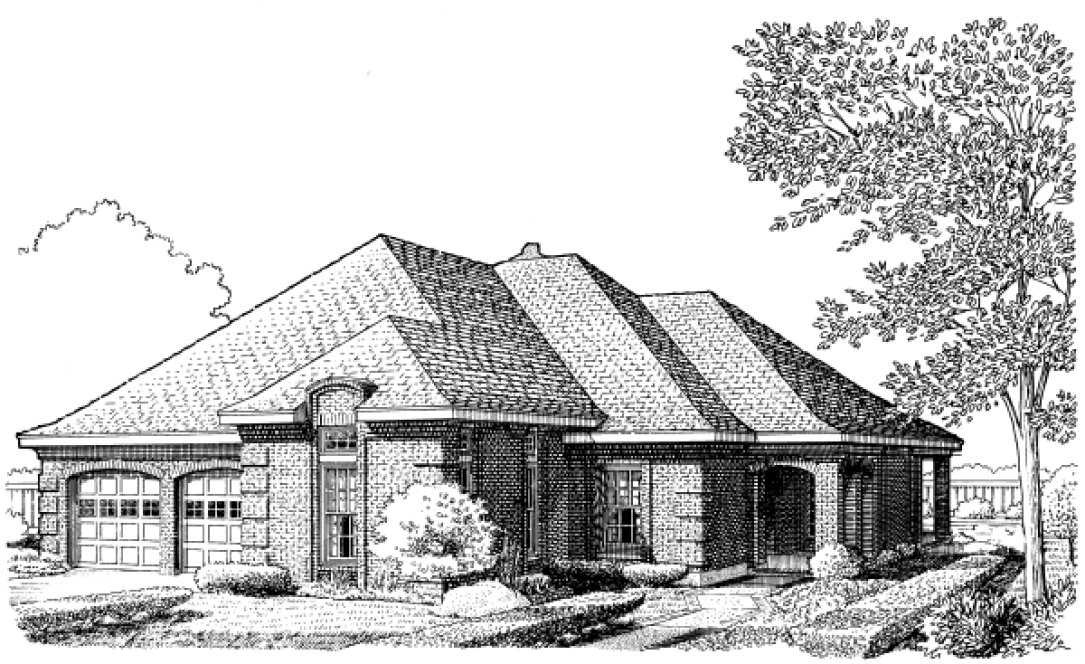 Full Rendering for House Plan #471320