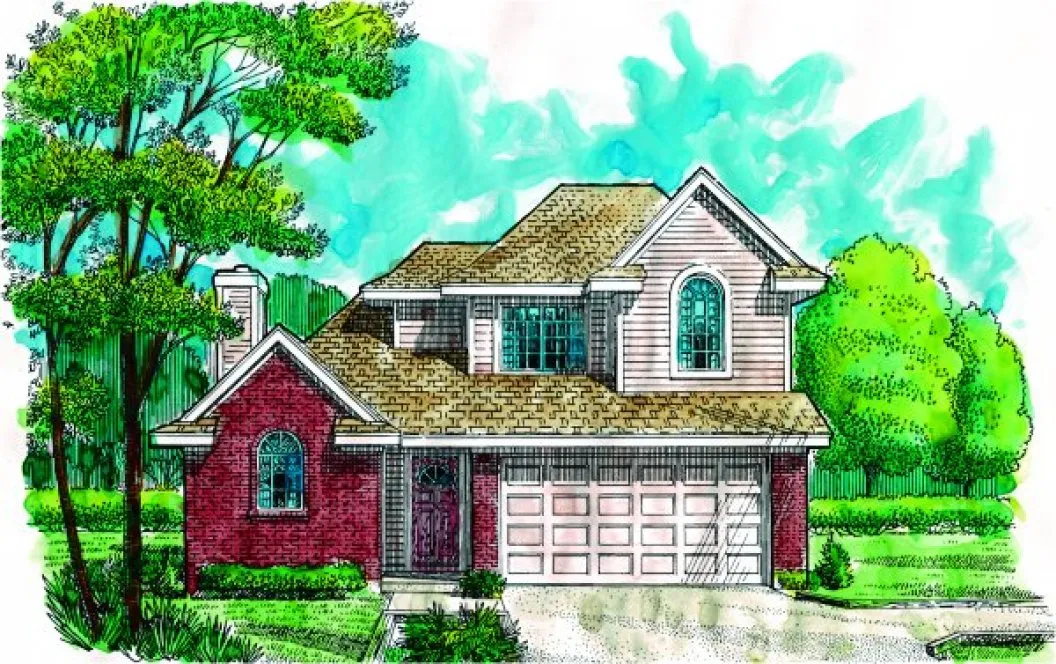 Full Rendering for House Plan #477520