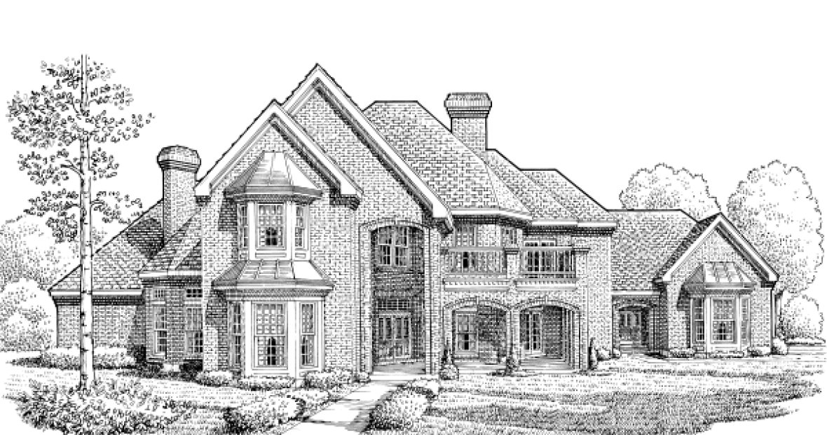 Full Rendering for House Plan #475620