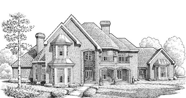 Full Rendering for House Plan #475620