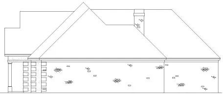 Right Elevation for House Plan #403181