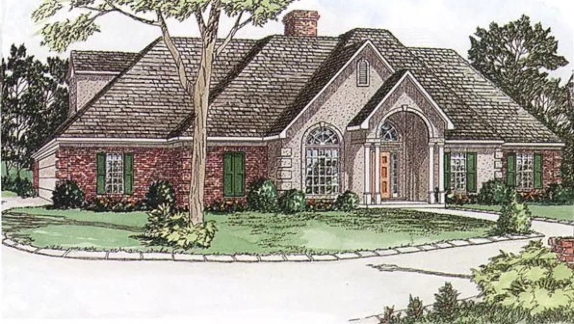 Full Rendering for House Plan #403181