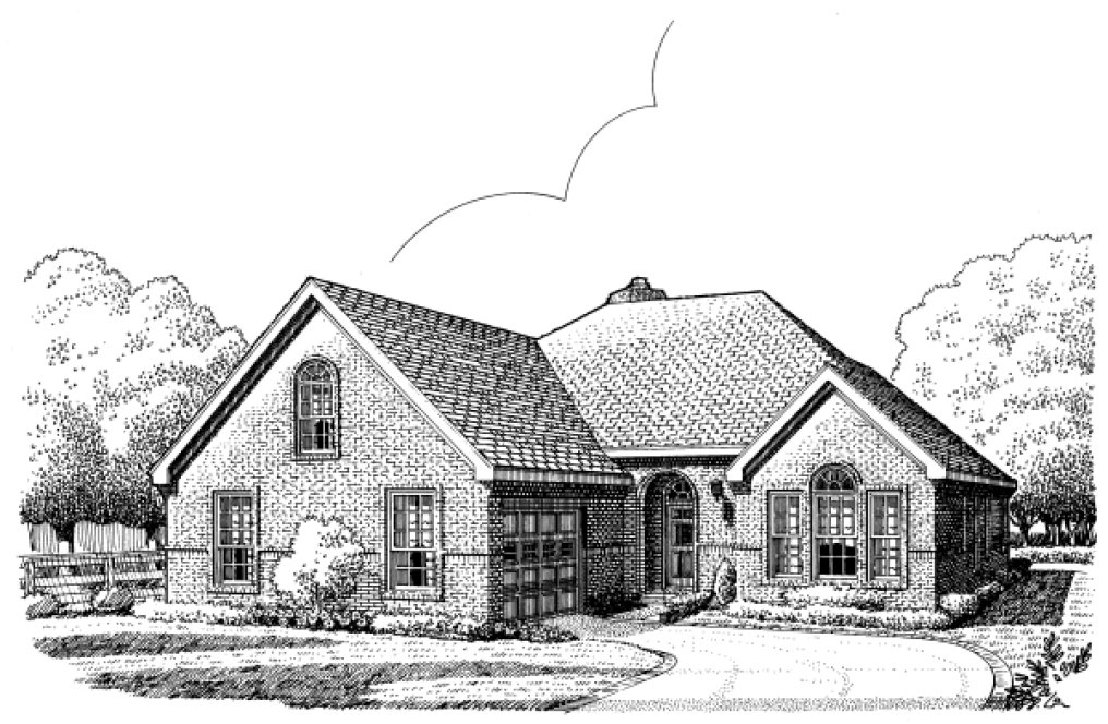 Full Rendering for House Plan #472720