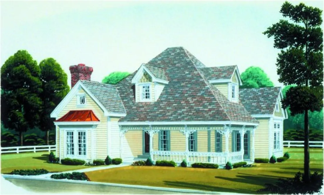 Full Rendering for House Plan #474820