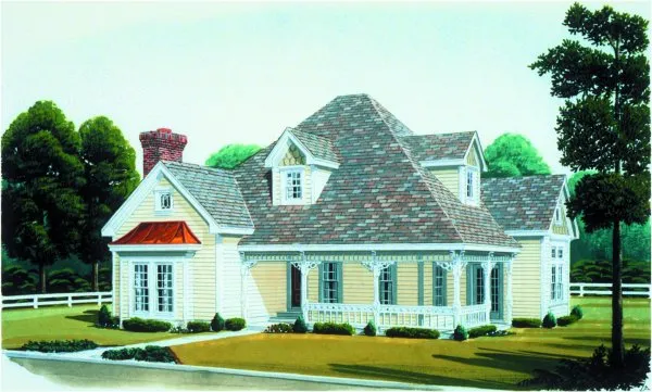 Full Rendering for House Plan #474820