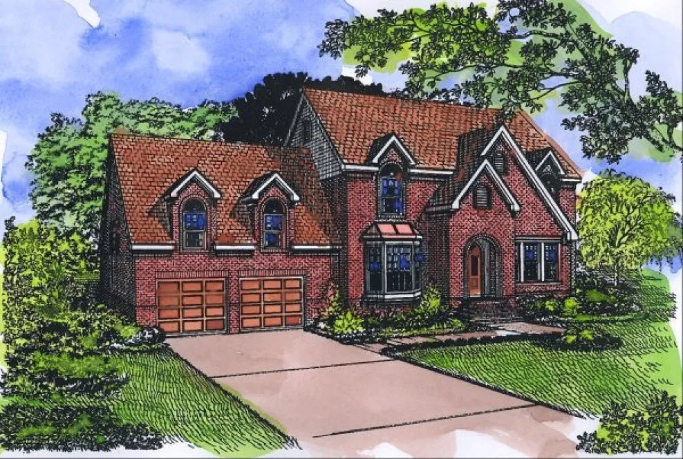 Full Rendering for House Plan #475920