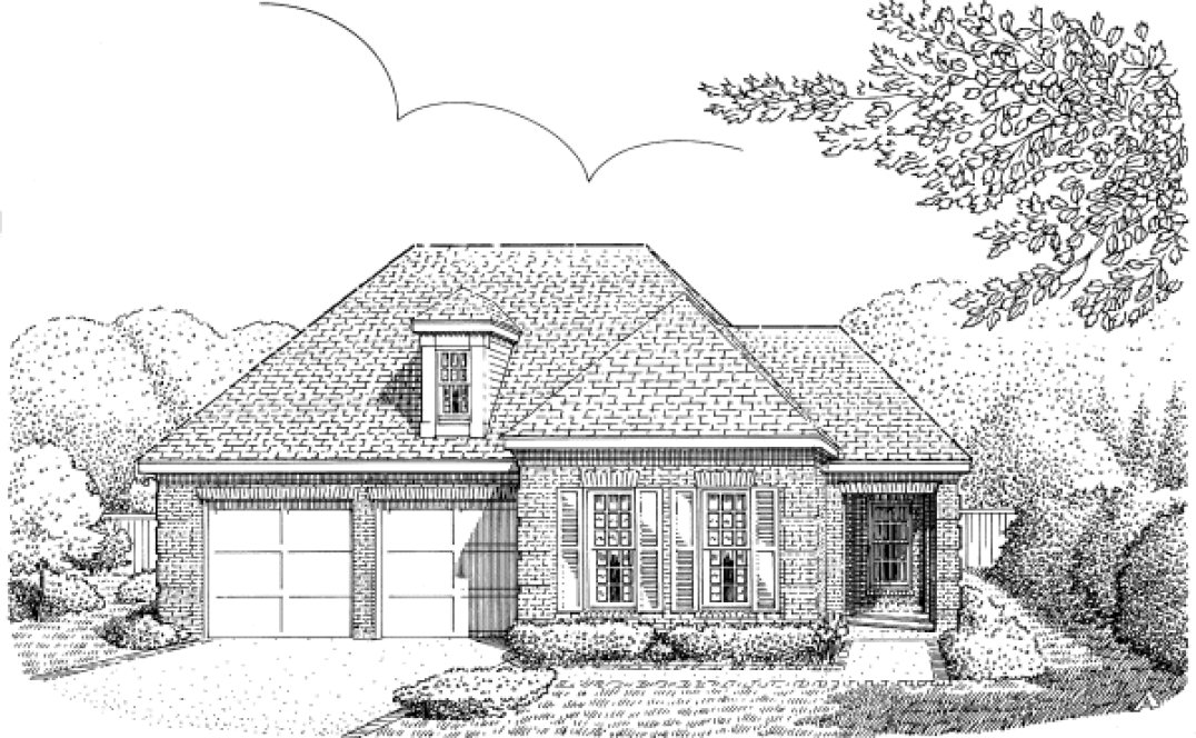Full Rendering for House Plan #473030