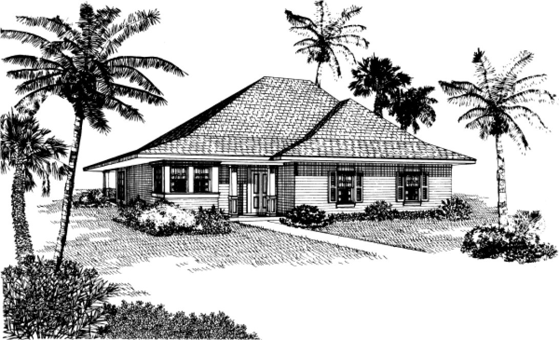 Full Rendering for House Plan #476330
