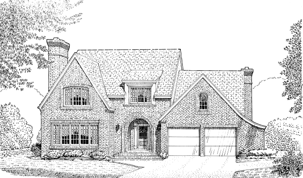 Full Rendering for House Plan #477330