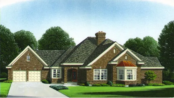 Full Rendering for House Plan #471630