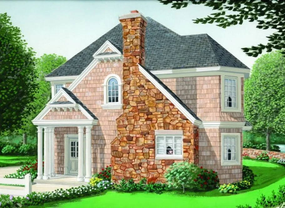 Full Rendering for House Plan #475040