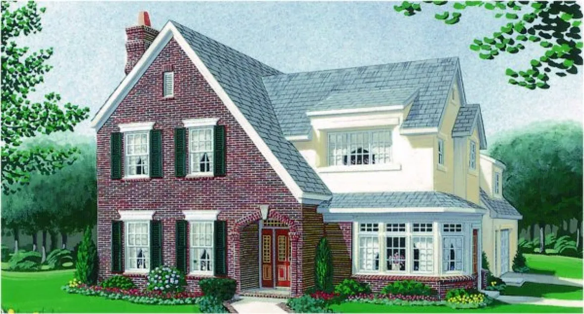 Full Rendering for House Plan #470270