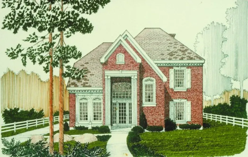 Full Rendering for House Plan #470180