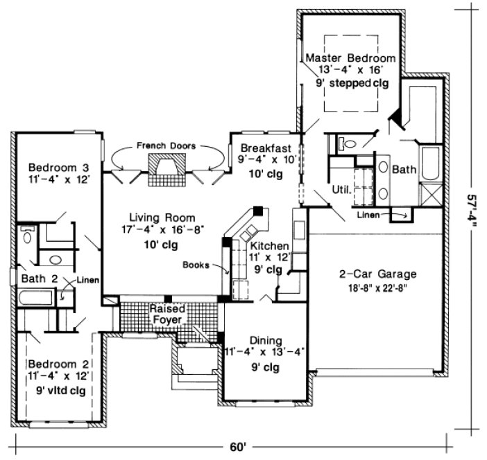 Main Floor Plan for House Plan #471580