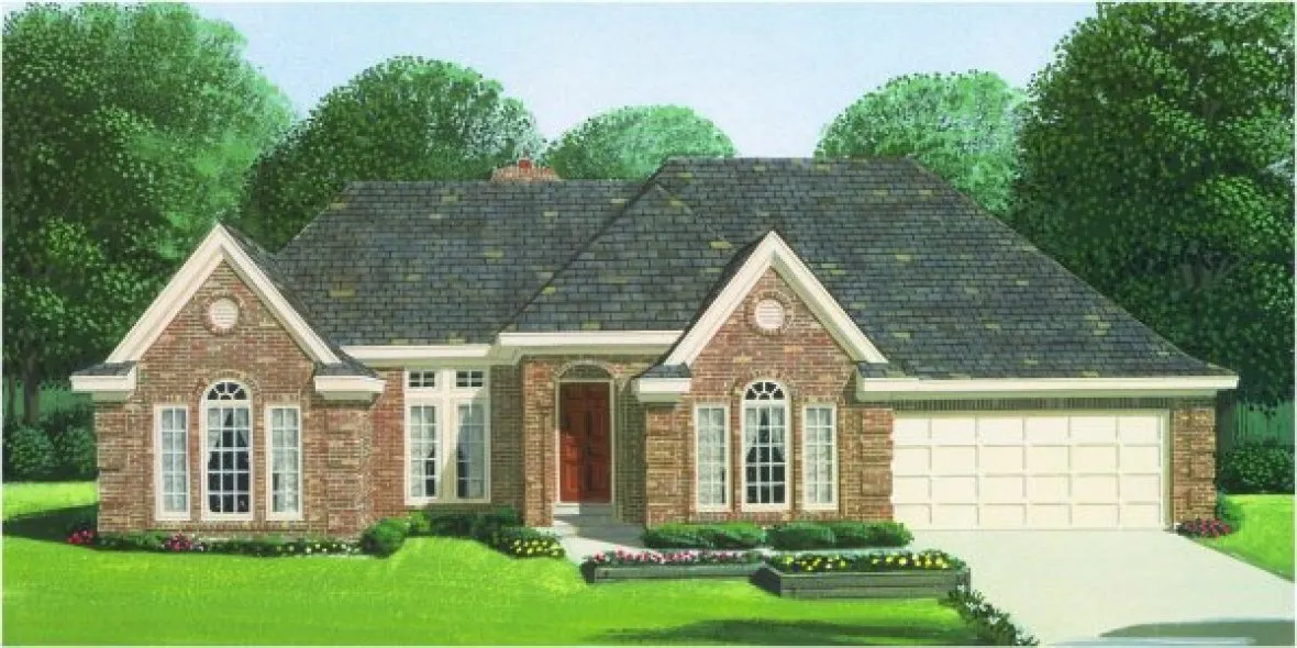 Full Rendering for House Plan #471580