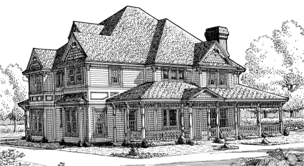 Highquality rendering for House Plan #474580