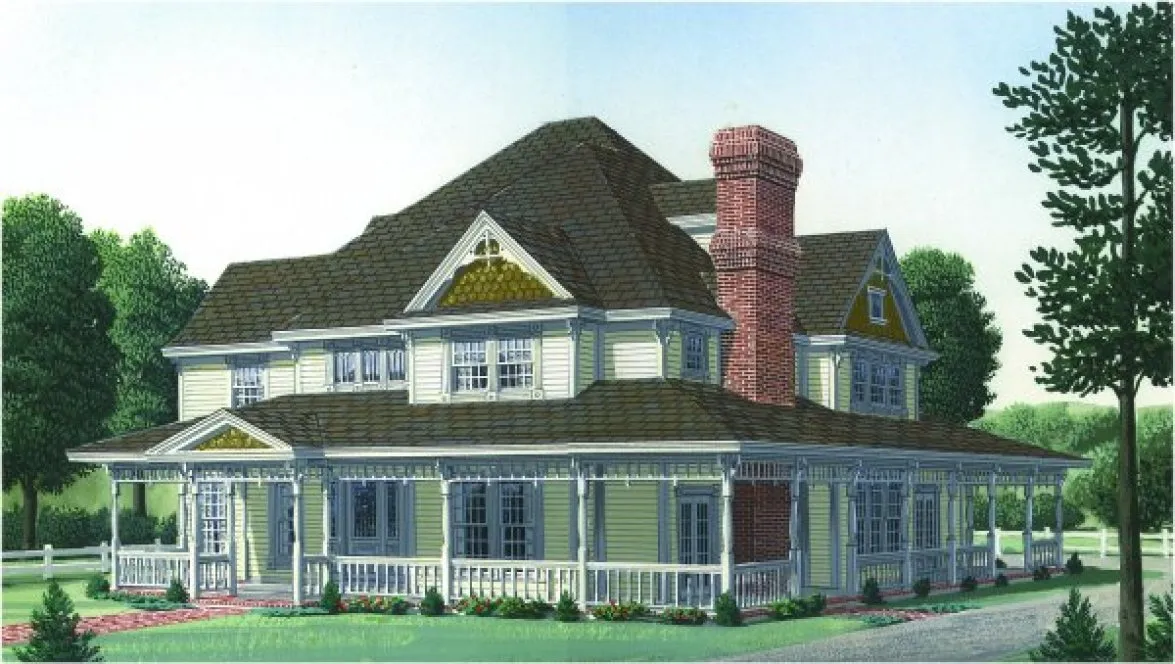 Full Rendering for House Plan #474580