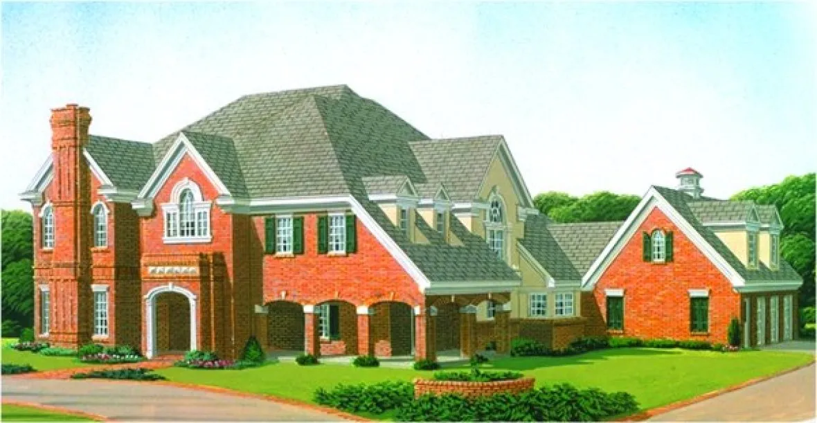 Full Rendering for House Plan #474780