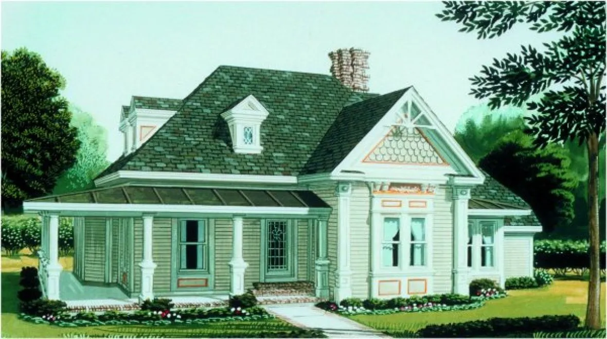 Full Rendering for House Plan #473980