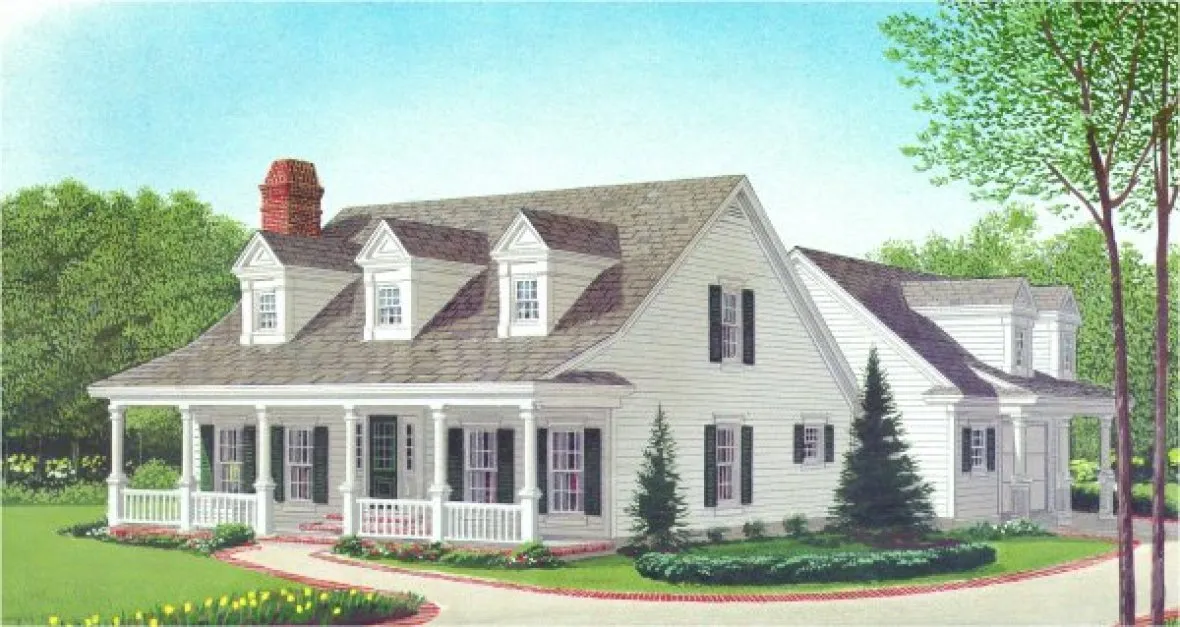 Full Rendering for House Plan #477090