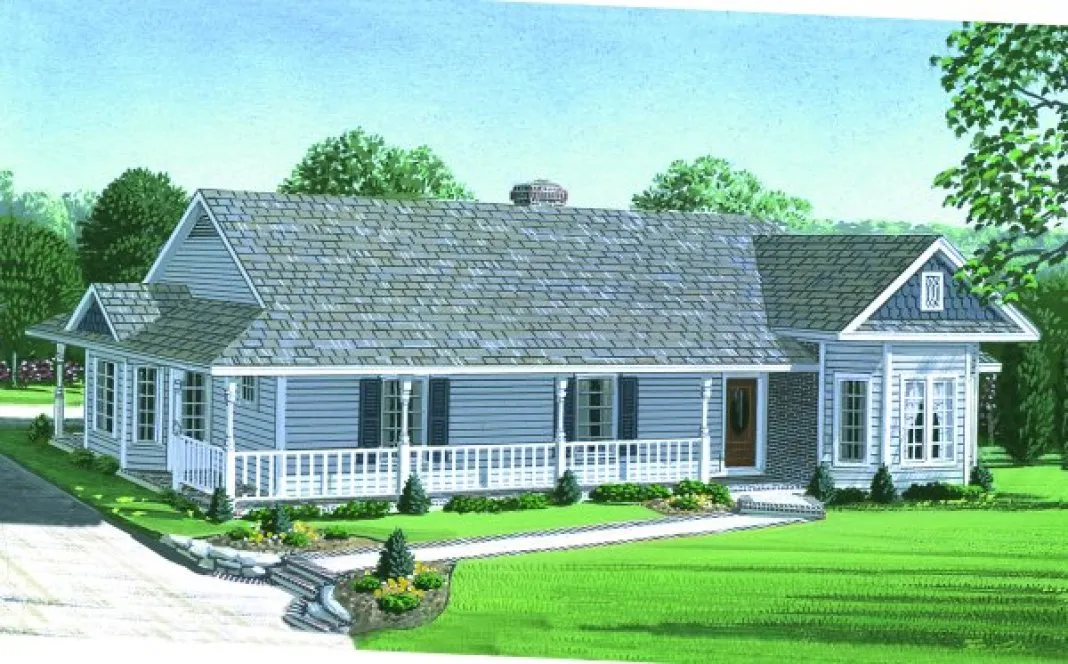 Full Rendering for House Plan #472771