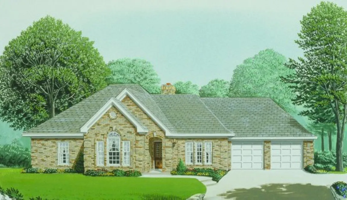 Full Rendering for House Plan #474991