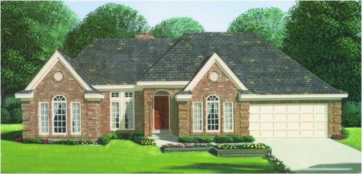 Full Rendering for House Plan #476802