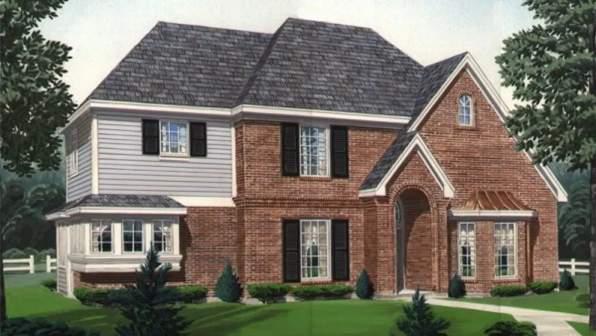 Full Rendering for House Plan #477422