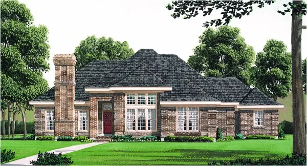 Full Rendering for House Plan #475882