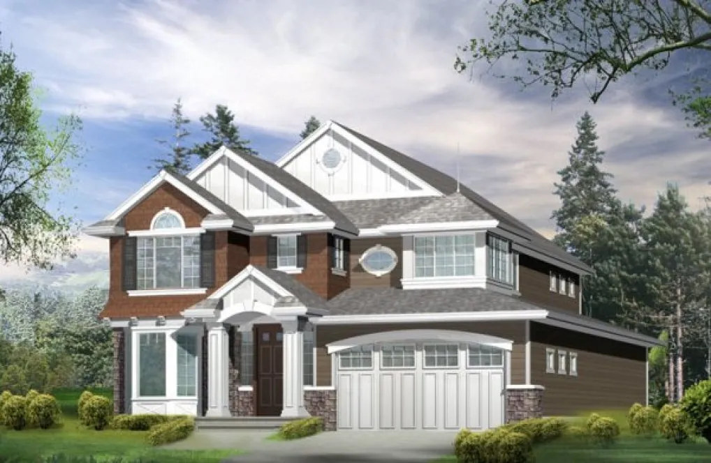 Full Rendering for House Plan #330252