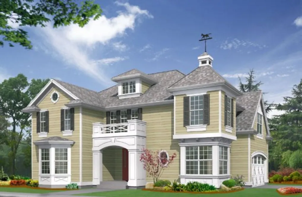 Full Rendering for House Plan #335772