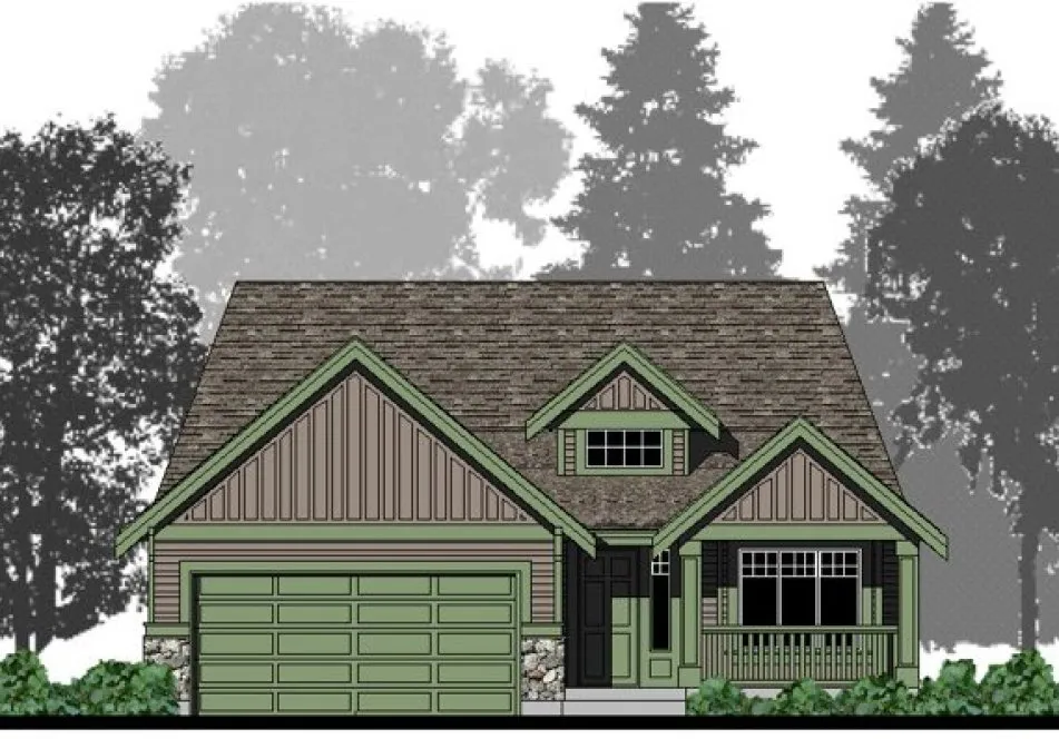 Full Rendering for House Plan #506111