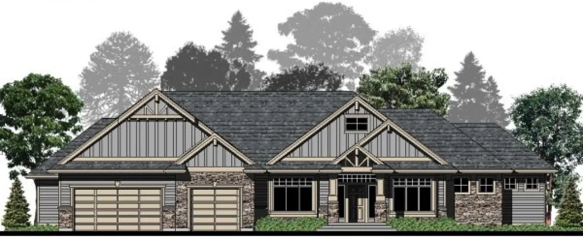 Full Rendering for House Plan #500042