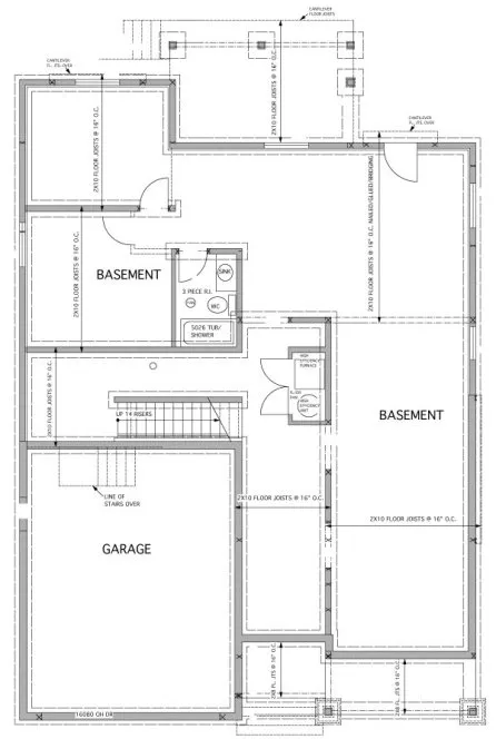 Basement Plan for House Plan #500442
