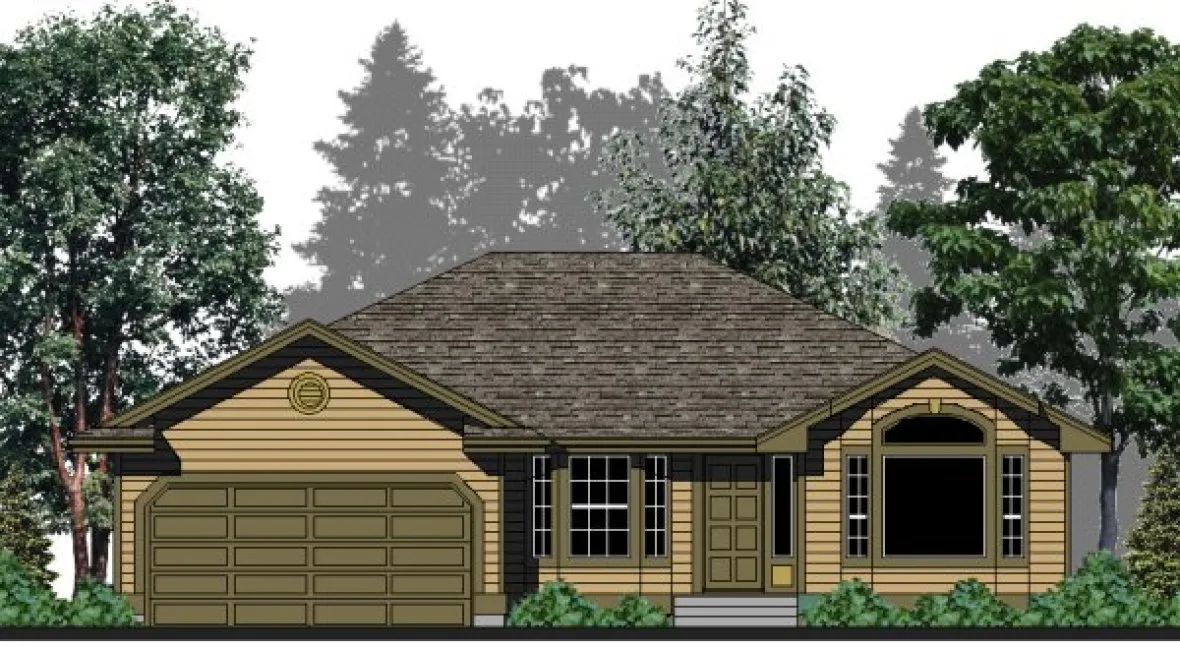 Full Rendering for House Plan #500121