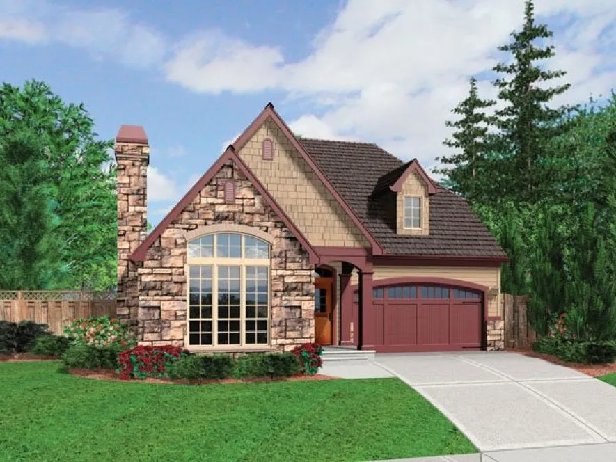 Full Rendering for House Plan #321102