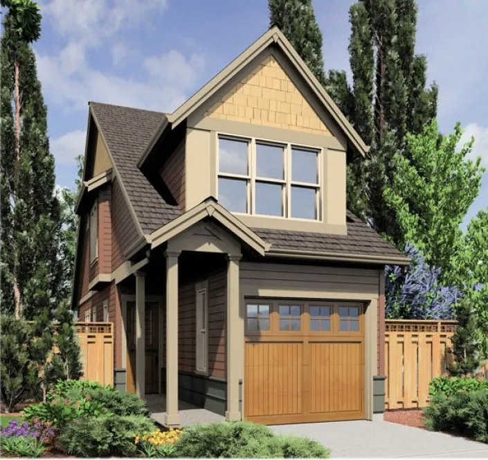 Full Rendering for House Plan #321109