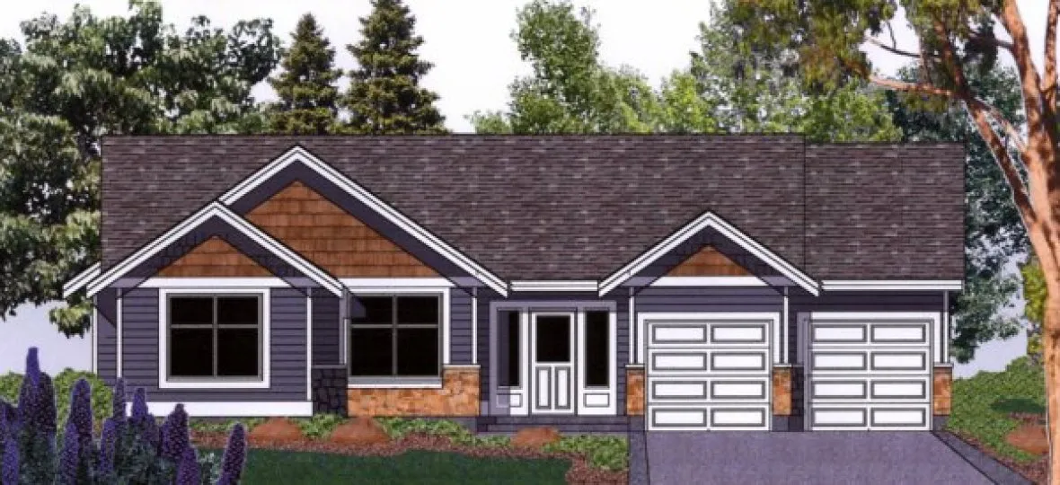 Full Rendering for House Plan #502222